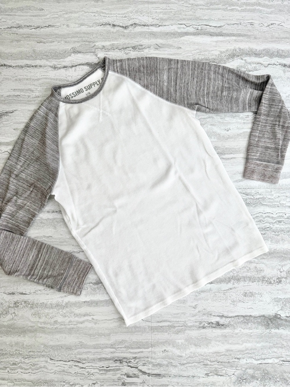 MOSSIMO SUPPLY Baseball Raglan Thermal Shirt